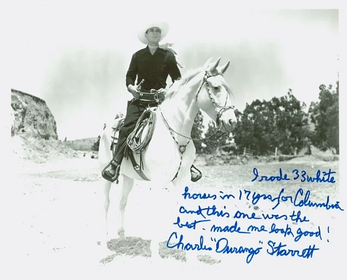 Charles Starrett autograph