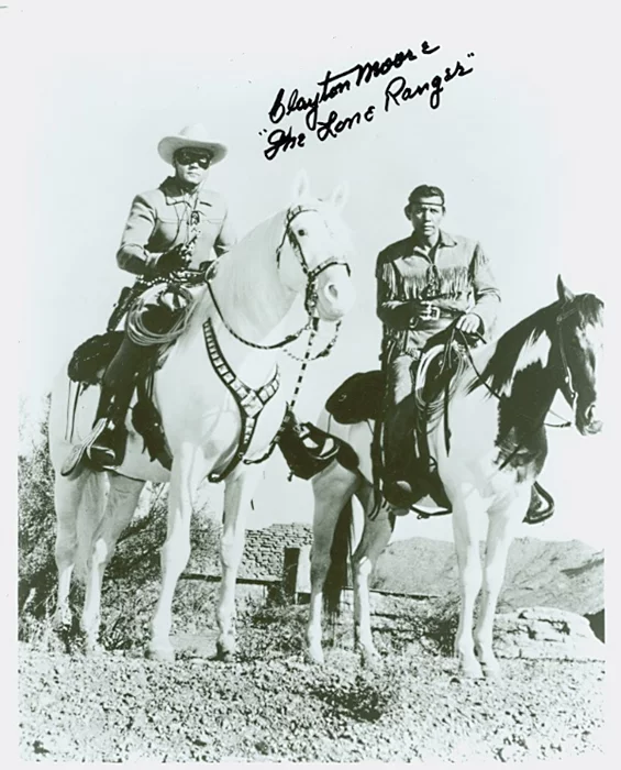Clayton Moore autograph