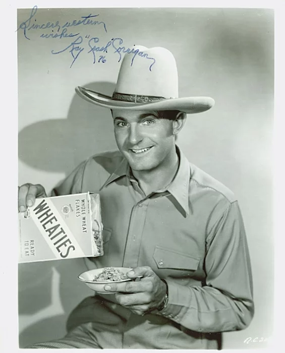 Ray 'Crash' Corrigan autograph