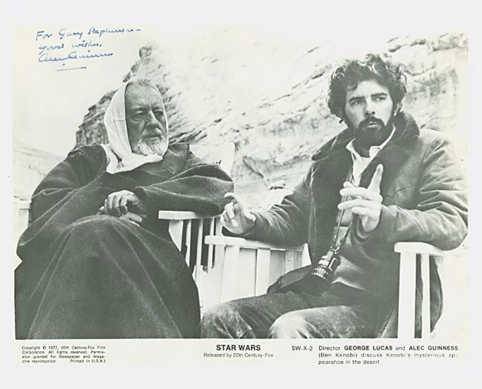 Alec Guinness autograph