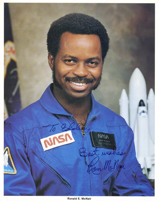 Ronald McNair autograph