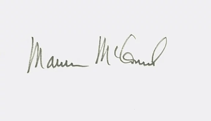 Maureen McCormick autograph