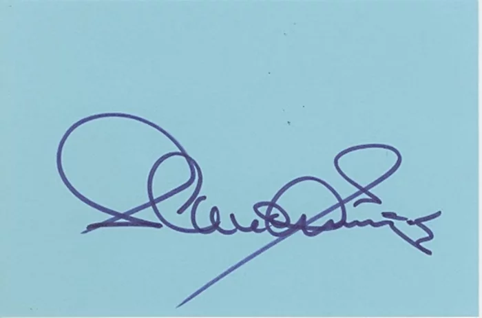 Placido Domingo autograph