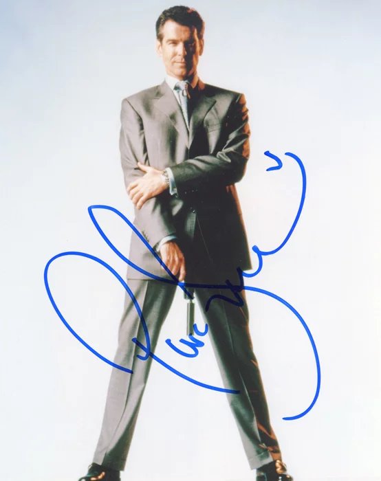 Pierce Brosnan autograph
