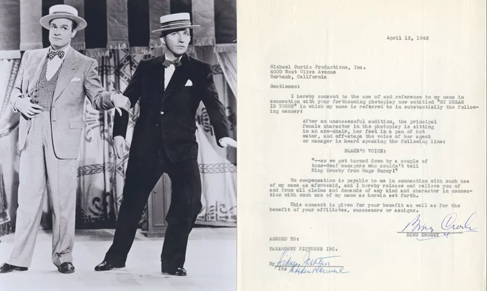 Bing Crosby autograph