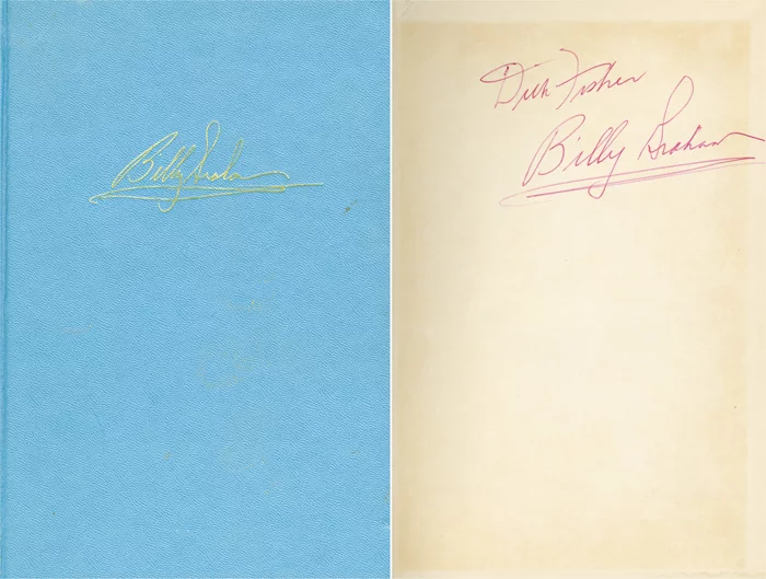 Billy Graham autograph