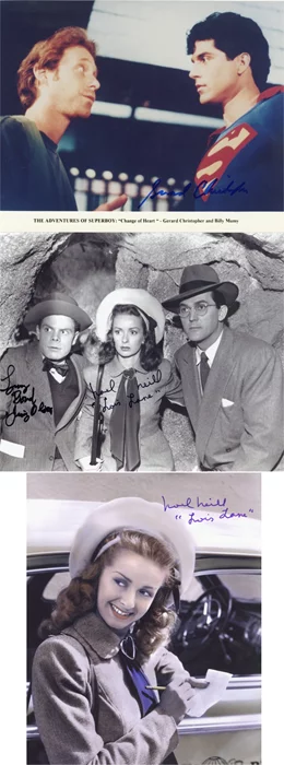 Superman autograph