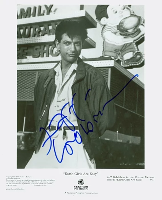 Jeff Goldblum autograph