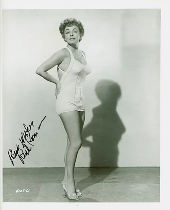Ruth Roman autograph