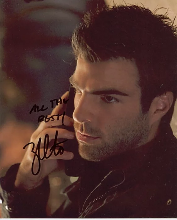 Zachary Quinto autograph
