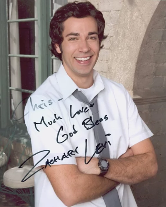 Zachary Levi autograph