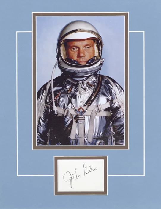 John Glenn autograph