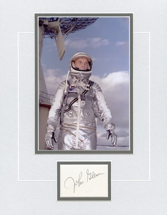 John Glenn autograph