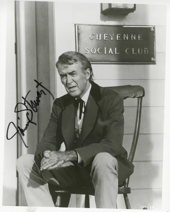 James Stewart autograph