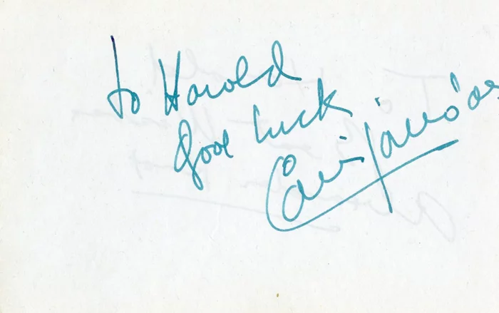 Cantinflas autograph
