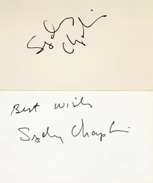 Sydney Chaplin autograph