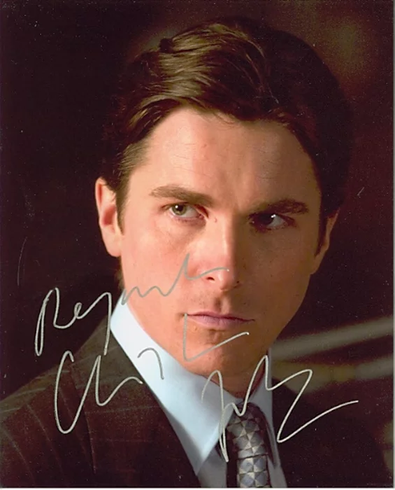 Christian Bale autograph