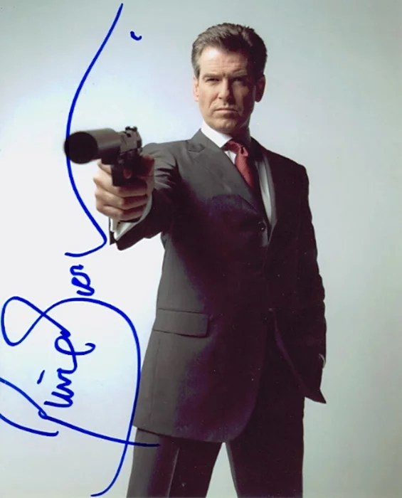 Pierce Brosnan autograph