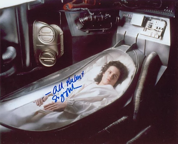 Sigourney Weaver autograph