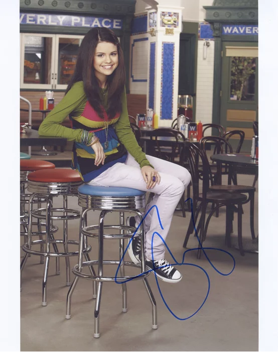 Selena Gomez autograph