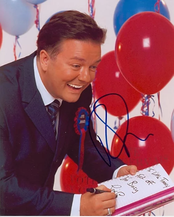 Ricky Gervais autograph