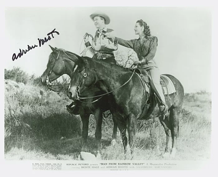 Adrian Booth Brian autograph