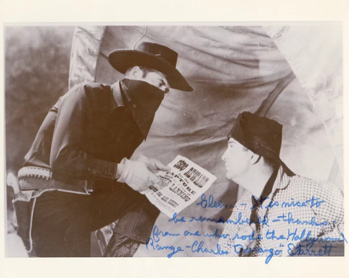 Charles Starrett autograph