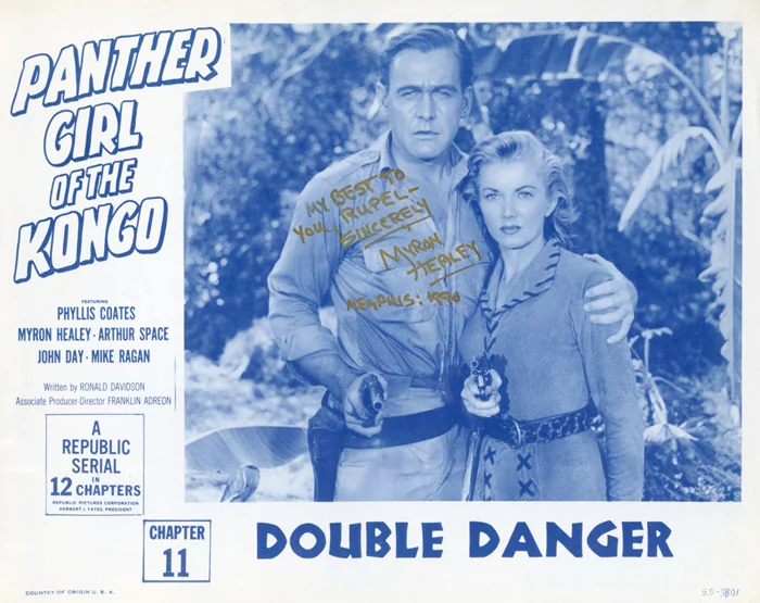 Myron Healey autograph