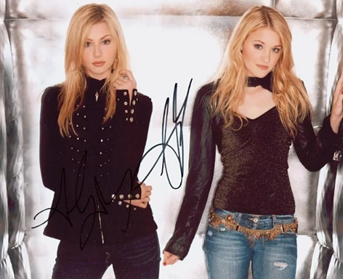 AJ and Aly Michalka autograph