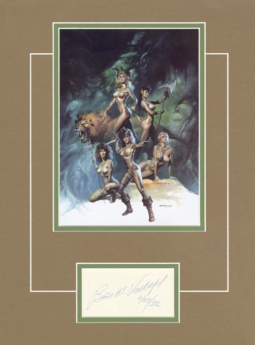 Boris Vallejo autograph