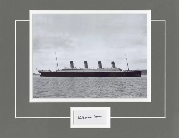 Millvina Dean autograph