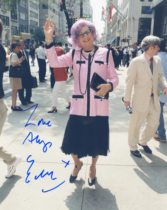 Dame Edna Everidge autograph