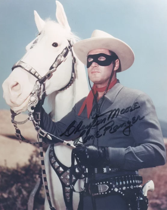 Clayton Moore autograph