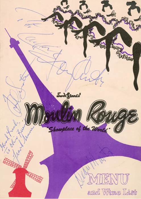 The Rat Pack autograph