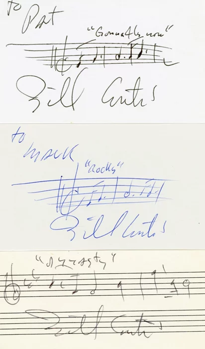 Bill Conti autograph