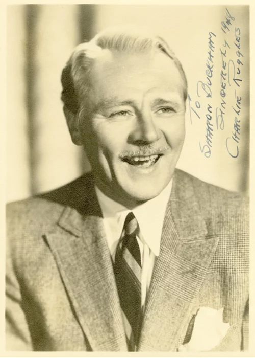 Charlie Ruggles autograph