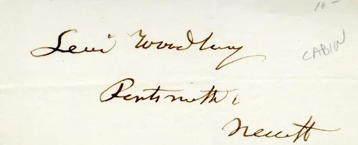 Levi Woodbury autograph