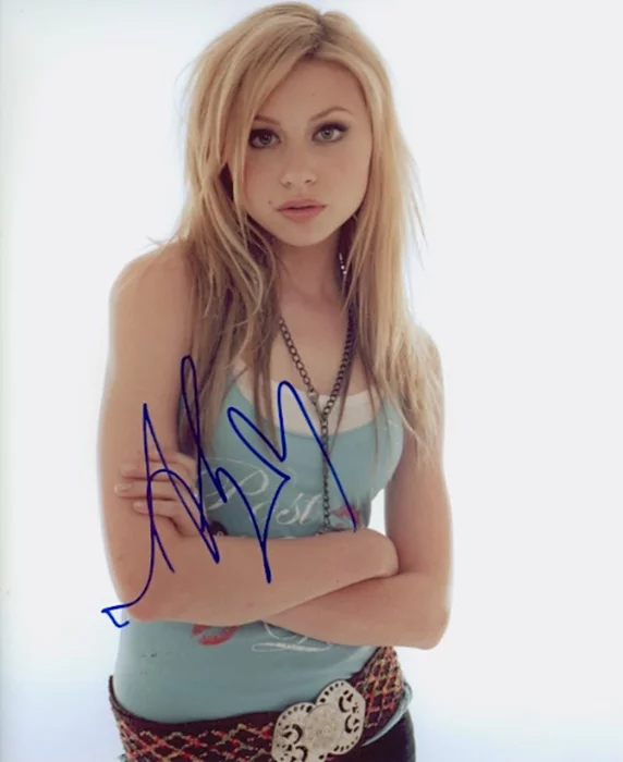 Aly Michalka autograph