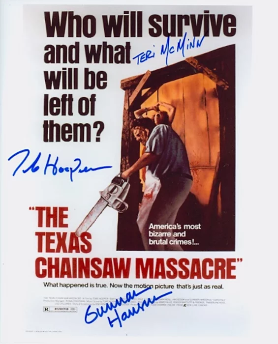 The Texas Chainsaw Massacre autograph