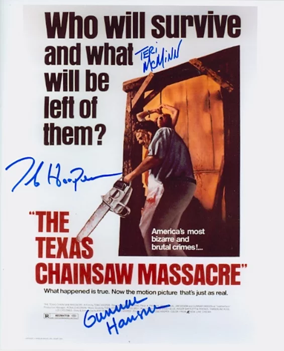 The Texas Chainsaw Massacre autograph