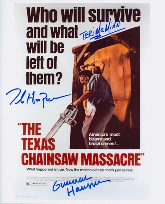 The Texas Chainsaw Massacre autograph