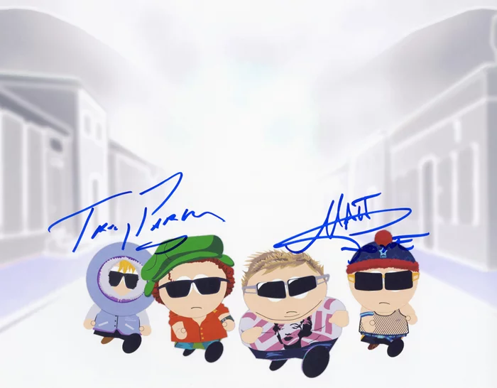 South Park autograph