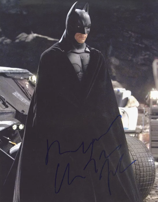 Christian Bale autograph