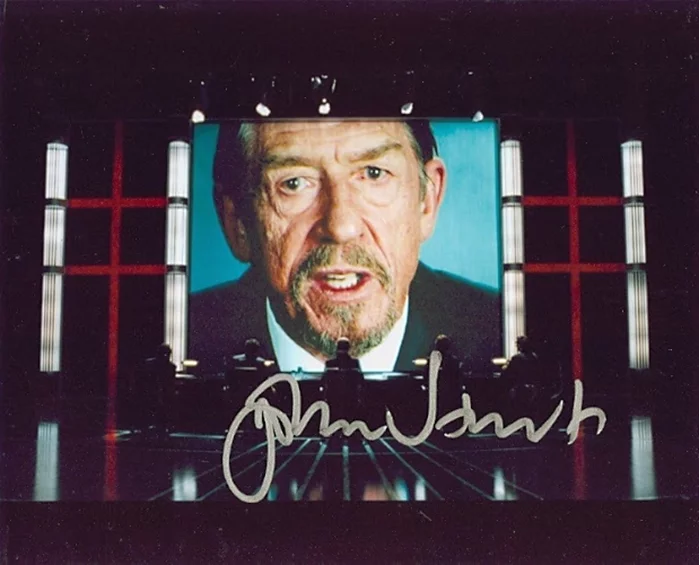 John Hurt autograph