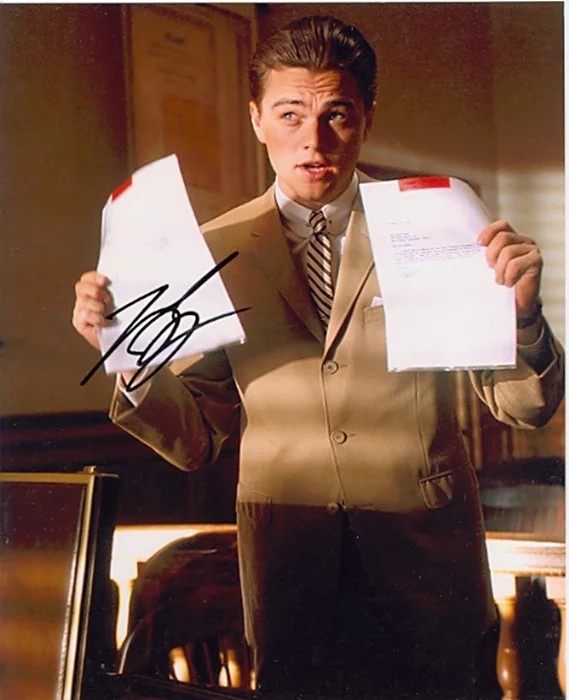 Leonardo DiCaprio autograph