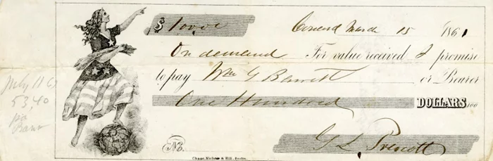 George L. Prescott autograph