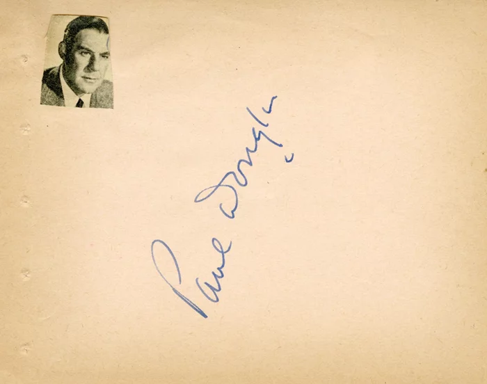 Paul Douglas autograph