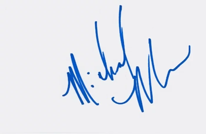 Michael Michele autograph