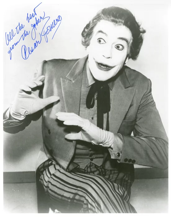 Cesar Romero autograph