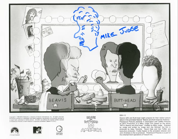 Mike Judge autograph